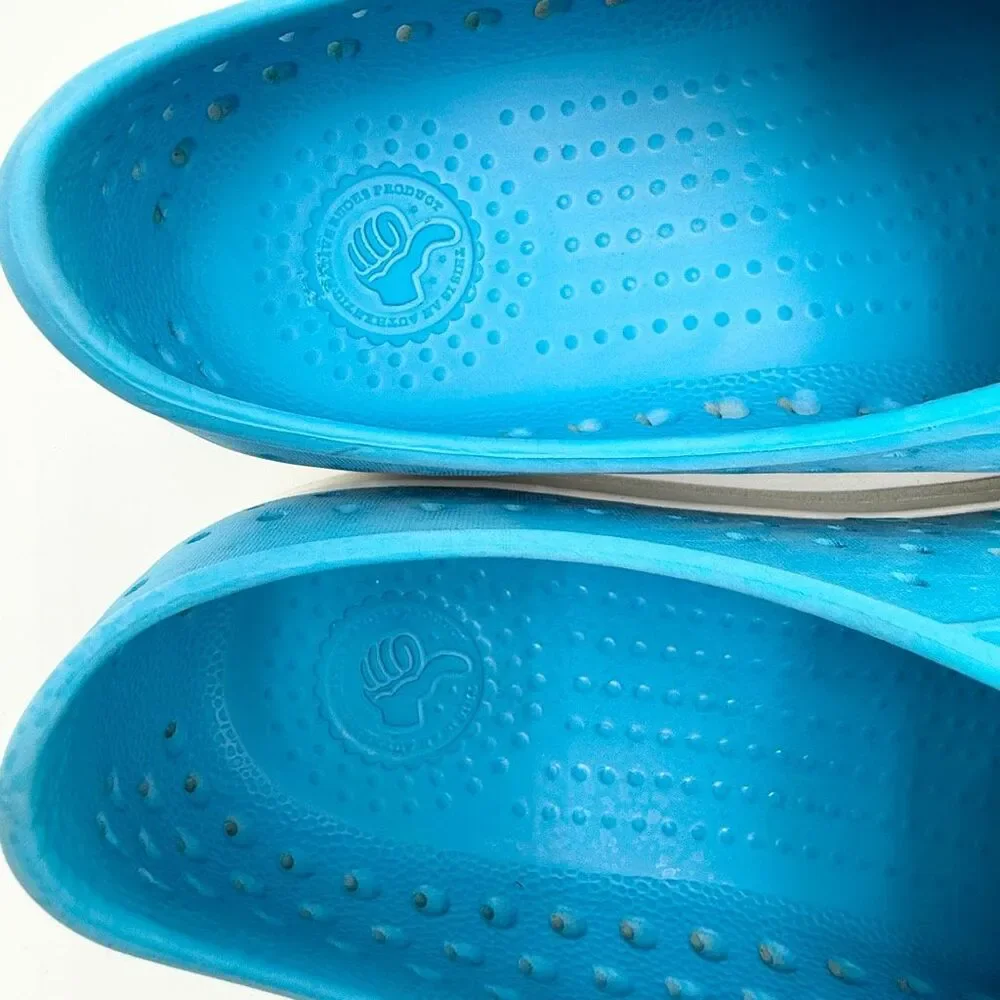 Native Shoes Jefferson Slip On Sandals Ocean Blue - Men’s US 13